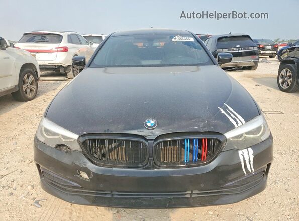WBAJA5C55JWA37131 2018 BMW 5 SERIES Black Vista frontal