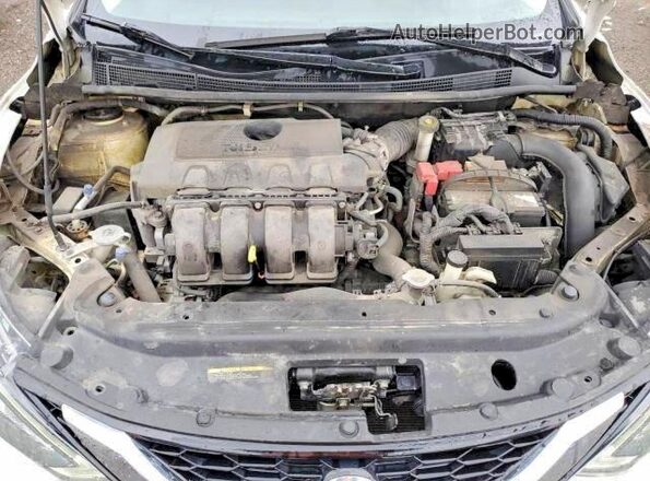 3N1AB7AP8GL666848 2016 NISSAN SENTRA White Вид панелі приладів