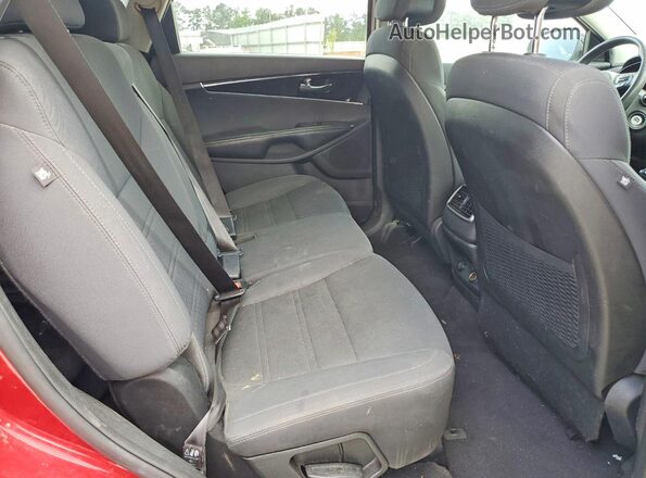 5XYPG4A55HG217383 2017 KIA SORENTO Red ძრავის განყოფილების ხედი