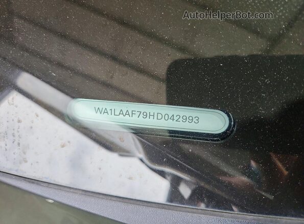 WA1LAAF79HD042993 2017 AUDI Q7 Silver Панорамний вид салону 360°