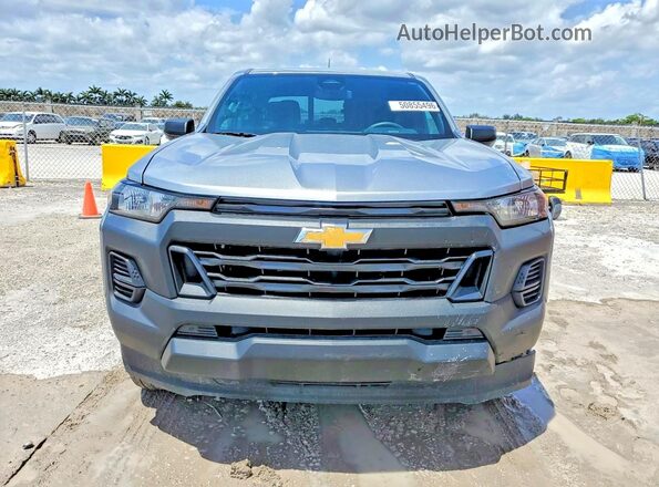1GCGSBEC6R119601 2024 CHEVROLET COLORADO Silver Widok z tyłu