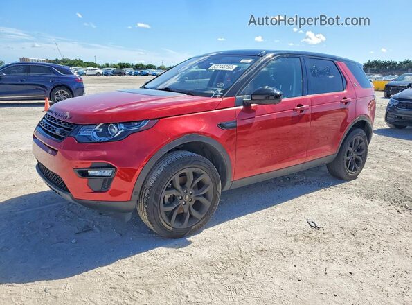 SALCR2FX4KH784389 2019 LAND ROVER DISCOVERY Red Задня ліва чверть