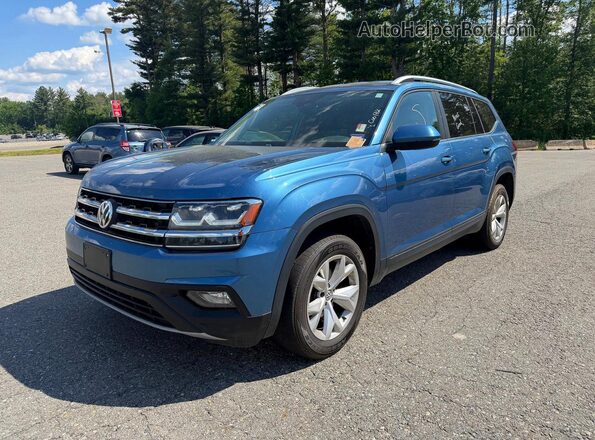 1V2UR2CA3KC548517 2019 VOLKSWAGEN ATLAS Blue Trasero derecho