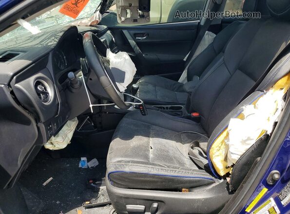 5YFBURHEXKP925363 2019 TOYOTA COROLLA Blue Dashboard view