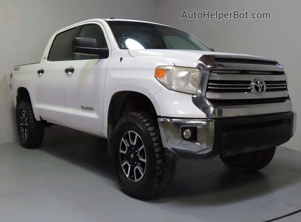 5TFEM5F19GX107282 2016 TOYOTA TUNDRA White Задня ліва чверть