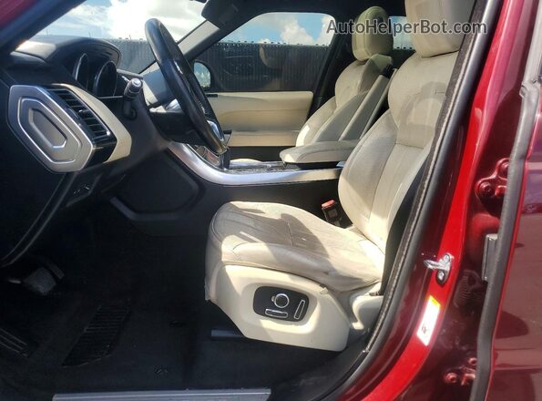 SALWR2FK5HA152956 2017 LAND ROVER RANGE ROVER Red Widok deski rozdzielczej