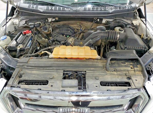 1FTEX1E87GFB61149 2016 FORD F150 White Vista del compartimento del motor