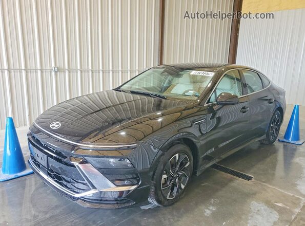 KMHL64JA0SA477918 2025 HYUNDAI SONATA Black Հետևի ձախ