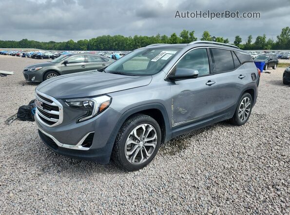 3GKALPEX8KL310594 2019 GMC TERRAIN Gray Trasero izquierdo