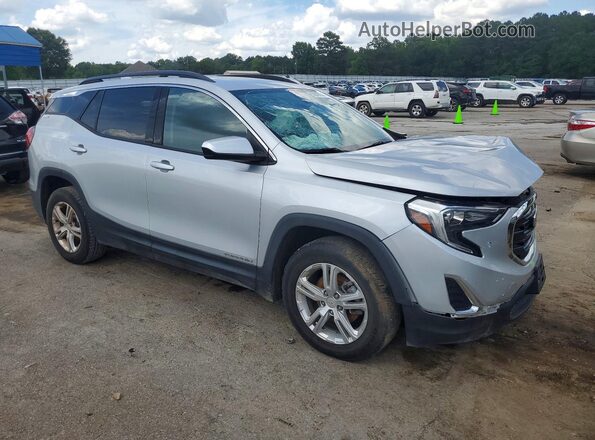 3GKALMEV9LL236827 2020 GMC TERRAIN Silver წინა ხედი