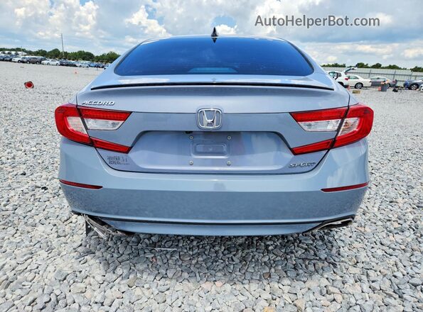 1HGCV1F38NA070239 2022 HONDA ACCORD Синий Вид салона спереди