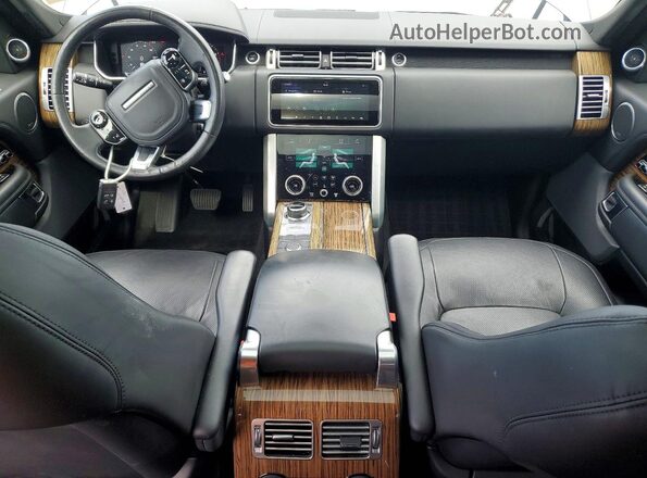 SALGS2SV1KA544364 2019 LAND ROVER RANGE Blue Vista del cuadro de instrumentos