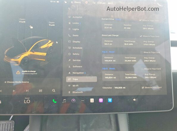 5YJ3E1EB1NF315154 2022 TESLA MODEL White 
