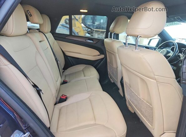 4JGED6EB0KA134832 2019 MERCEDES-BENZ GLE Blue Вид задньої частини салону