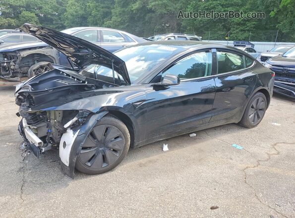 5YJ3E1EB5RF735425 2024 TESLA MODEL Черный Задняя левая четверть