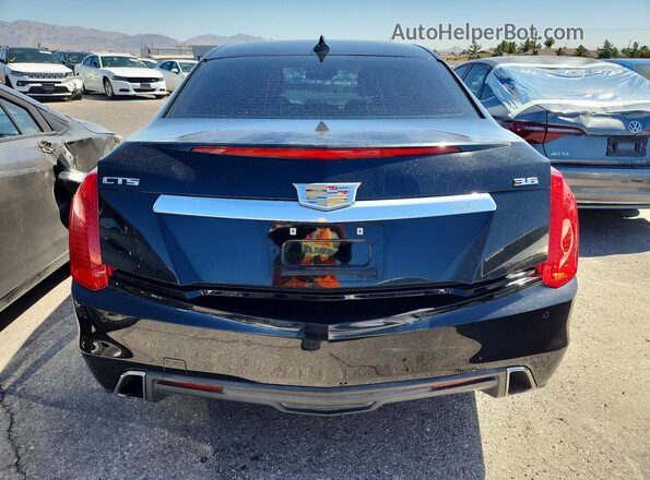 1G6AR5SS5H0111924 2017 CADILLAC CTS Black Widok wnętrza z przodu