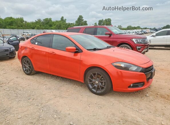 1C3CDFFA9GD816166 2016 DODGE DART Оранжевый Вид спереди