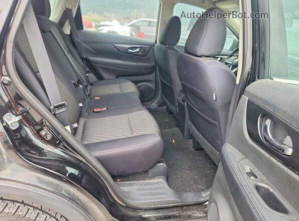 5N1AT2MT1HC744448 2017 NISSAN ROGUE Black Вид підкапотного простору