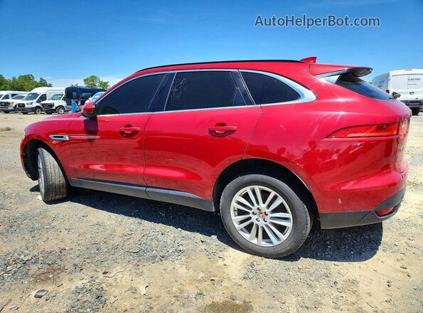 SADCK2BN1HA885377 2017 JAGUAR F-PACE Red უკანა მარჯვენა