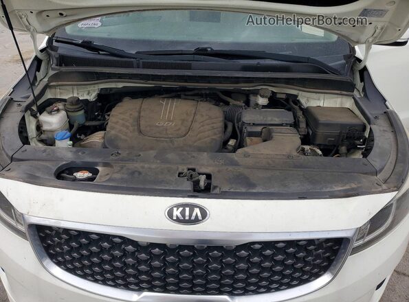 KNDMB5C10G6188300 2016 KIA SEDONA White VIN կոդի պիտակի տեսք