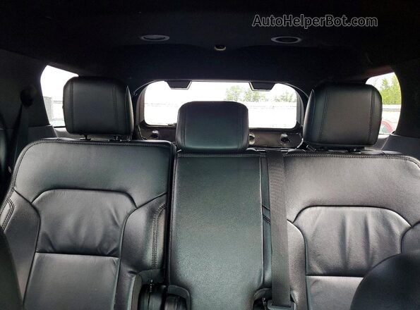 1FM5K8AR1HGA79009 2017 FORD EXPLORER Black უკანა სალონის ხედი