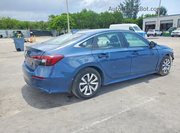 2HGFE2F26SH574120 2025 HONDA CIVIC Blue Передня права чверть