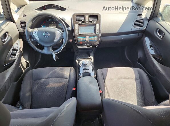 1N4BZ0CP8GC302206 2016 NISSAN LEAF White Вид щитка приладів