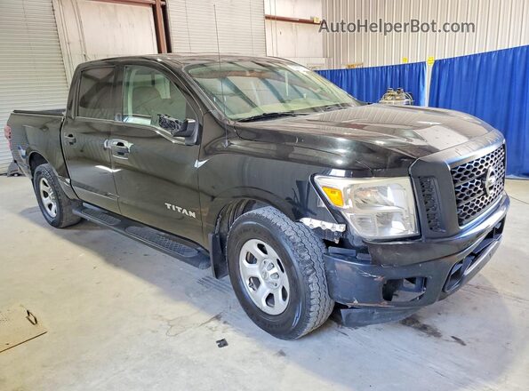 1N6AA1EK8HN544386 2017 NISSAN TITAN Black Widok z przodu