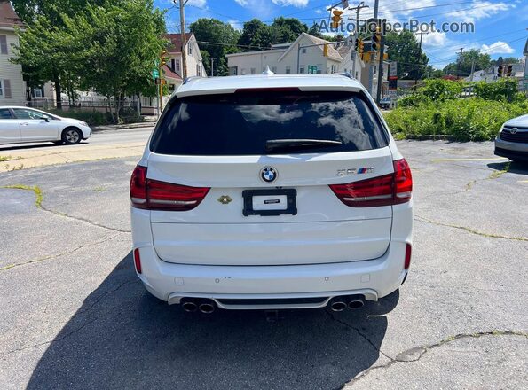 5YMKT6C54G0R78335 2016 BMW X5 White Հետևի տեսք