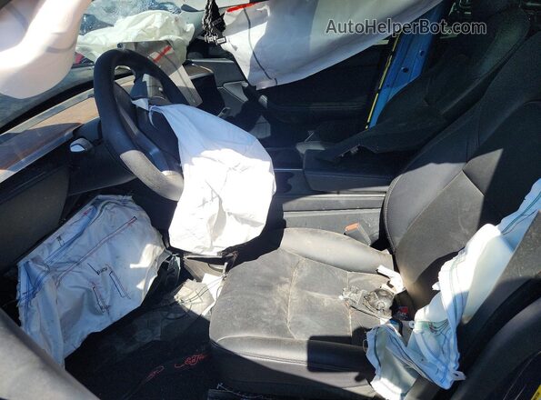 7SAYGDEF4NF407088 2022 TESLA MODEL Blue Առջևի վահանակի տեսք