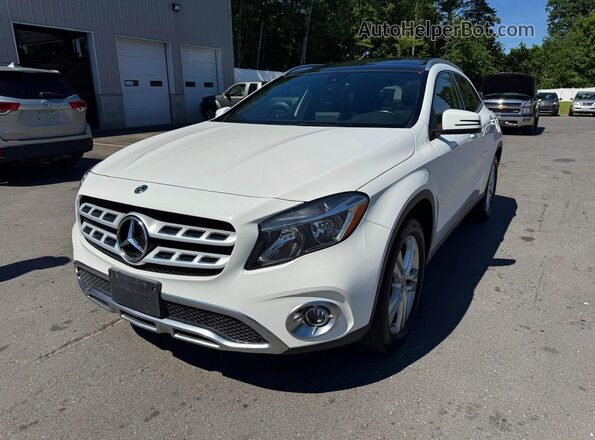 WDCTG4GB7JU000217 2018 MERCEDES-BENZ GLA-CLASS White Tył lewy