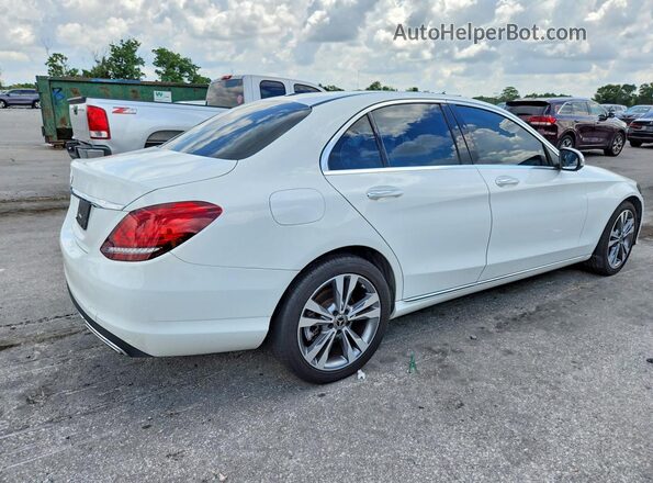 W1KWF8DB6MR612438 2021 MERCEDES-BENZ C Белый Передняя правая четверть