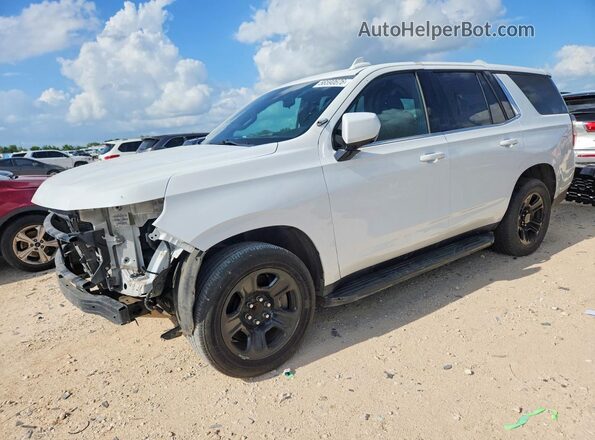1GBSCLED8MR296260 2021 CHEVROLET TAHOE Белый Задняя левая четверть