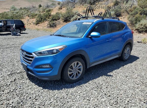 KM8J3CA4XJU652385 2018 HYUNDAI TUCSON Blue 