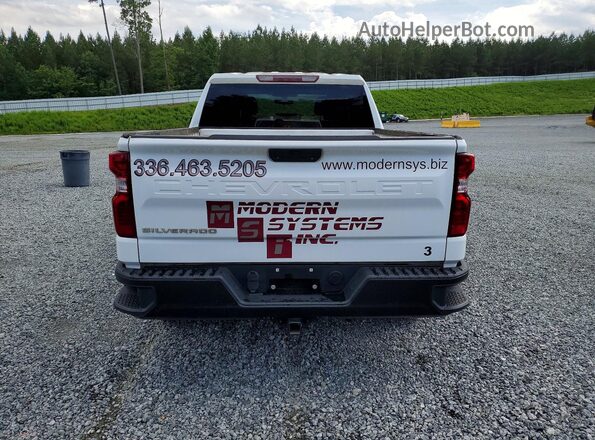 1GCRWAEF5KZ190076 2019 CHEVROLET SILVERADO White Вид салону спереду