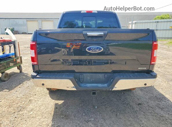 1FTEW1E48KFC20962 2019 FORD F150 Black Vista interior delantera