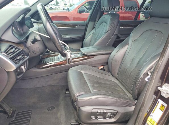 5UXKT0C36H0V97929 2017 BMW X5 Gray Вид панелі приладів