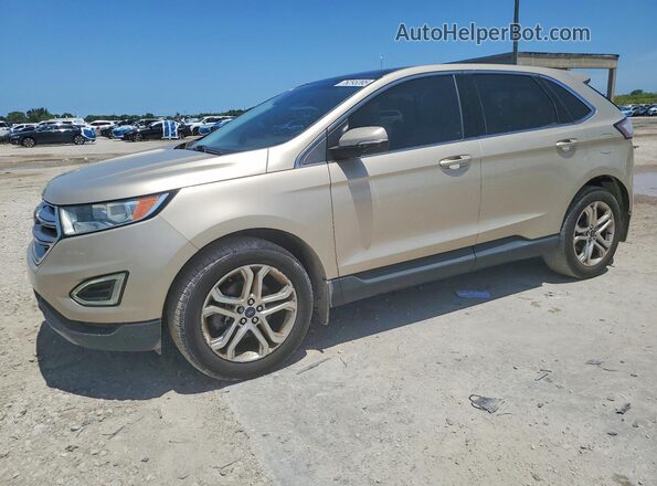 2FMPK3K98JBC35327 2018 FORD EDGE Gold Задня ліва чверть