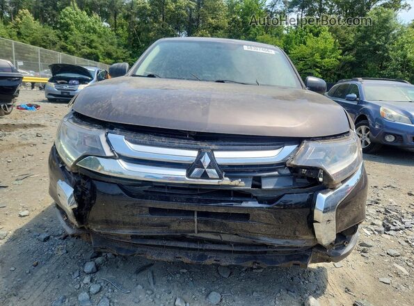 JA4AD2A34JZ033779 2018 MITSUBISHI OUTLANDER Brown Vista trasera