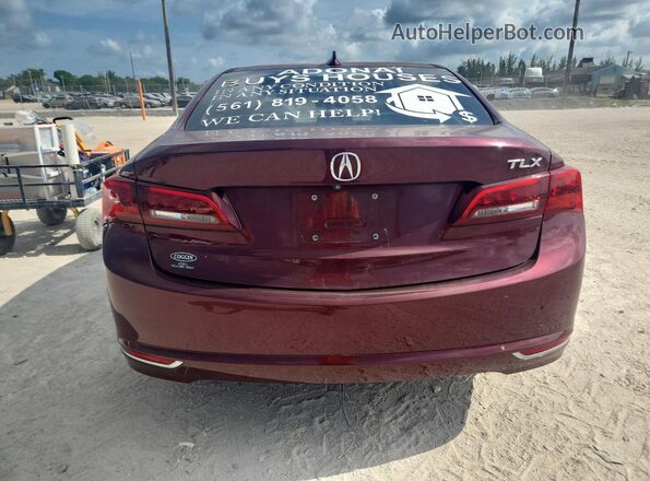 19UUB1F38GA007867 2016 ACURA TLX Burgundy Front interior view