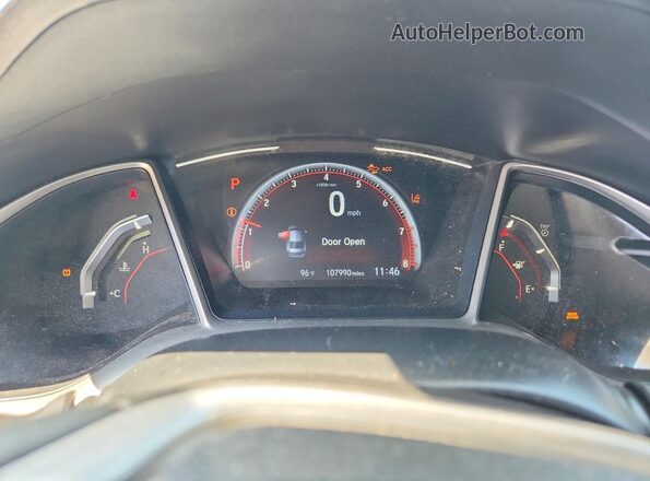 2HGFC2F83MH559619 2021 HONDA CIVIC Белый Вид задних сидений