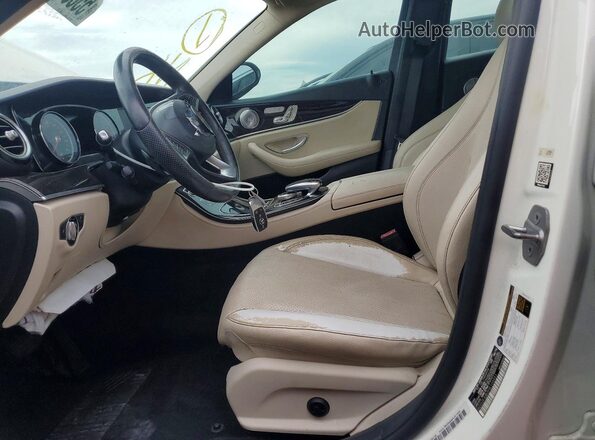 WDDZF4JB2HA104451 2017 MERCEDES-BENZ E White Առջևի վահանակի տեսք
