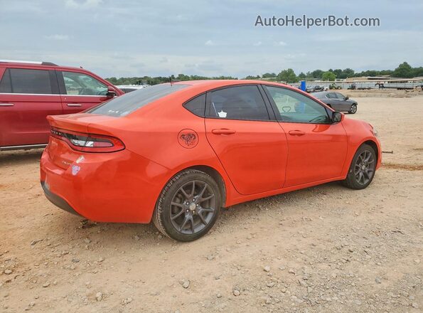 1C3CDFFA9GD816166 2016 DODGE DART Оранжевый Передняя правая четверть