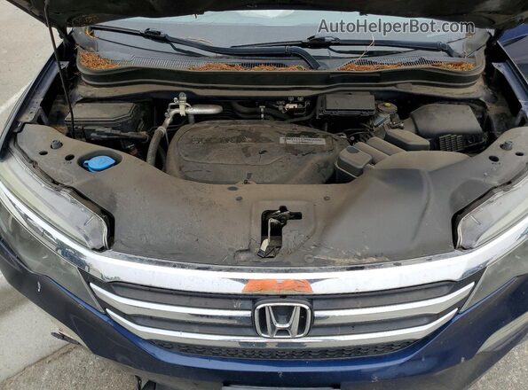 5FNYF5H39GB014133 2016 HONDA PILOT Синий Вид наклейки с VIN-кодом