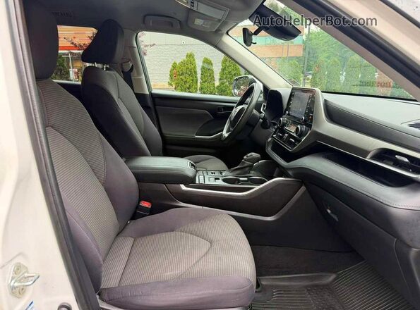 5TDCZRBHXLS045636 2020 TOYOTA HIGHLANDER White Widok komory silnika