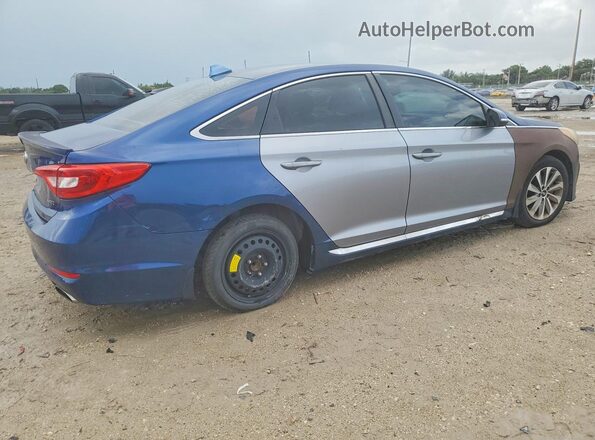 5NPE34AF6GH316698 2016 HYUNDAI SONATA Blue 