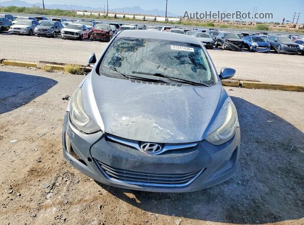 5NPDH4AE6GH727409 2016 HYUNDAI ELANTRA Silver 
