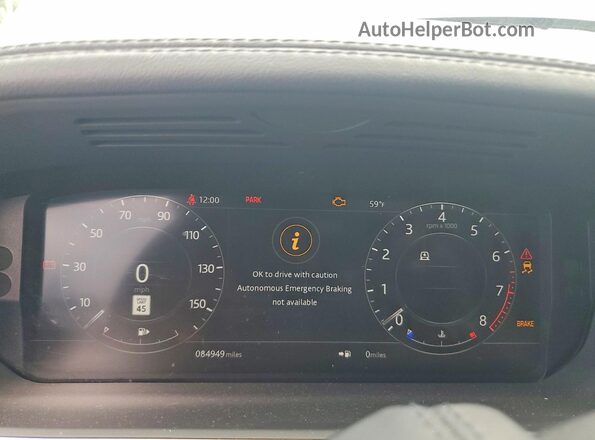 SALGS2SV1KA544364 2019 LAND ROVER RANGE Blue Vista de los asientos traseros
