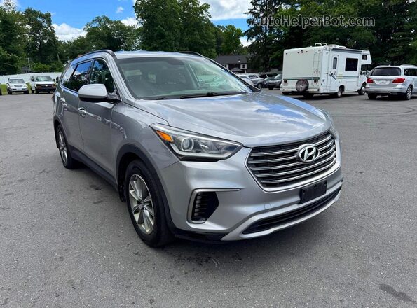 KM8SMDHF7JU271060 2018 HYUNDAI SANTA Silver 