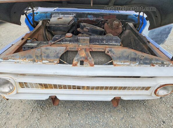 C2545Z120425 1964 CHEVROLET PICKUP Синий Вид подкапотного пространства
